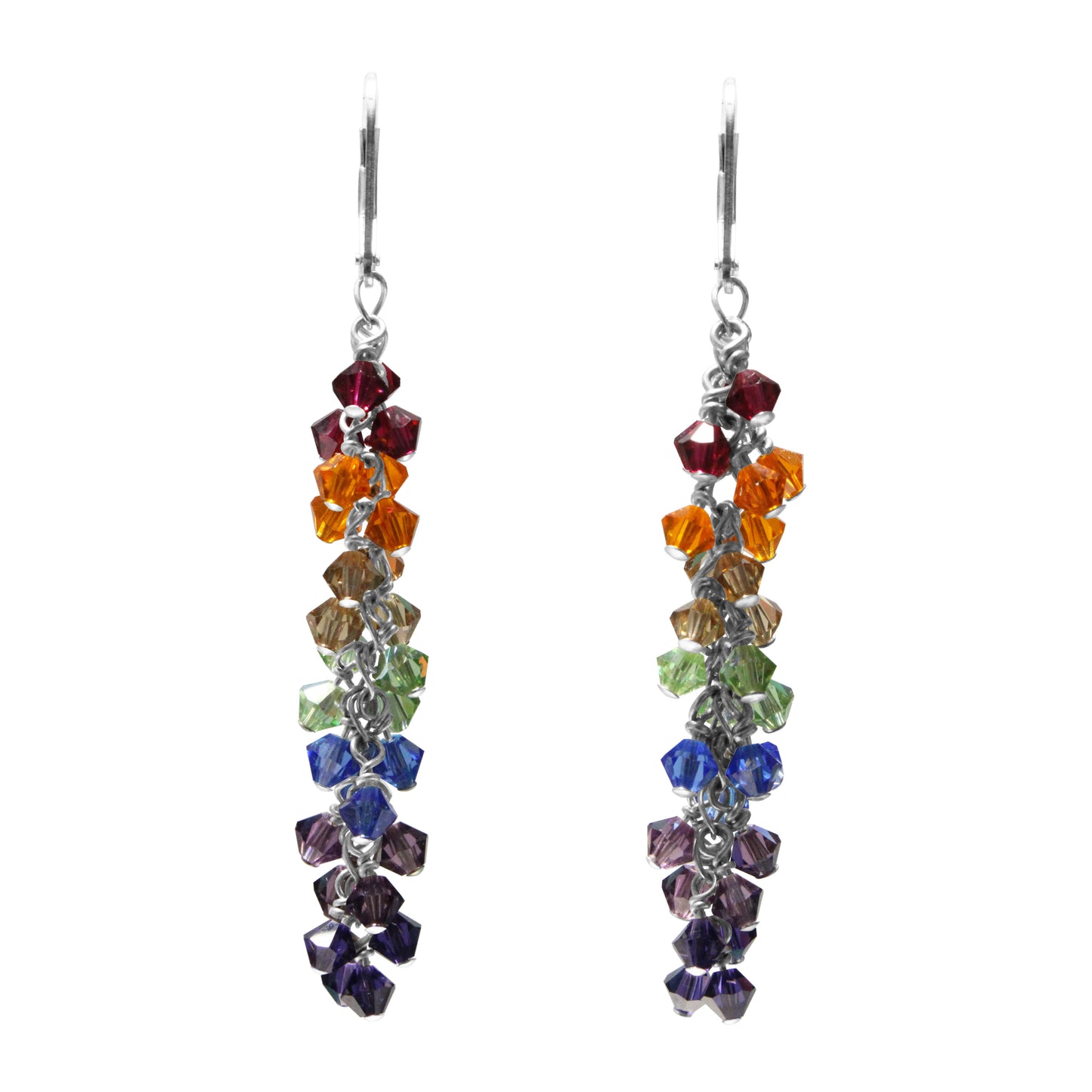 Crystal Rainbow Earrings