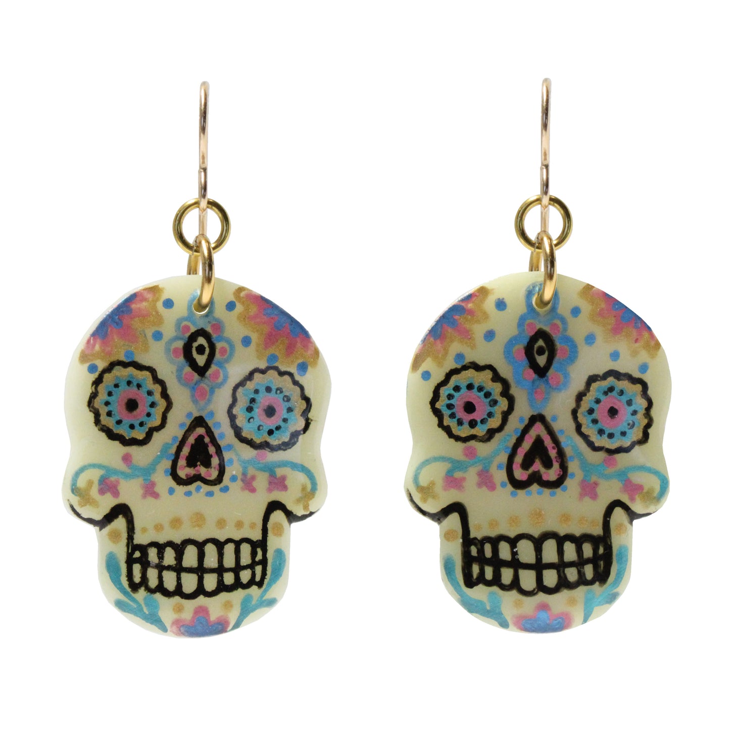 Day of the Dead Sugar Skull Earrings