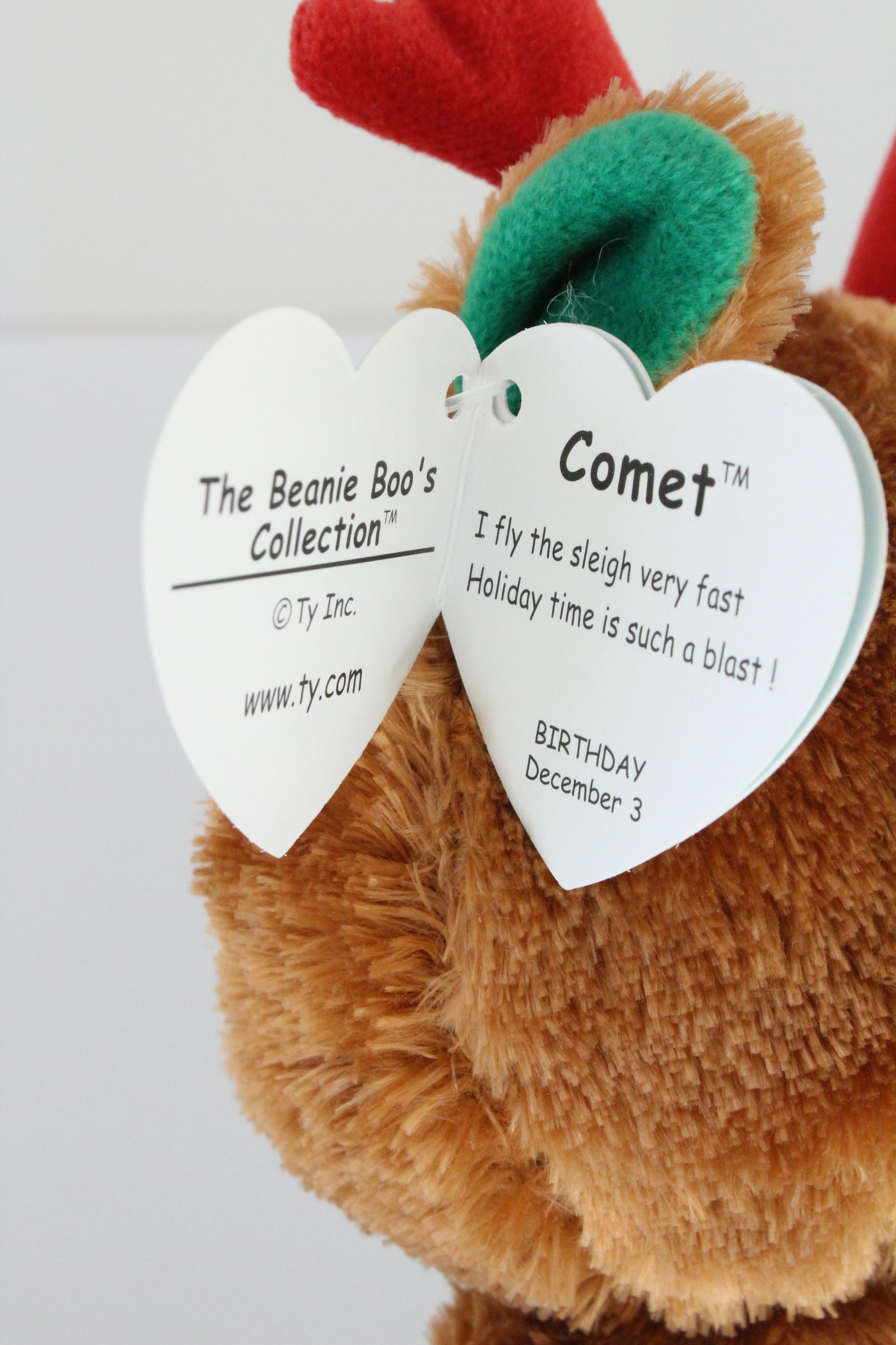 Ty Beanie Boos Comet The Reindeer 6