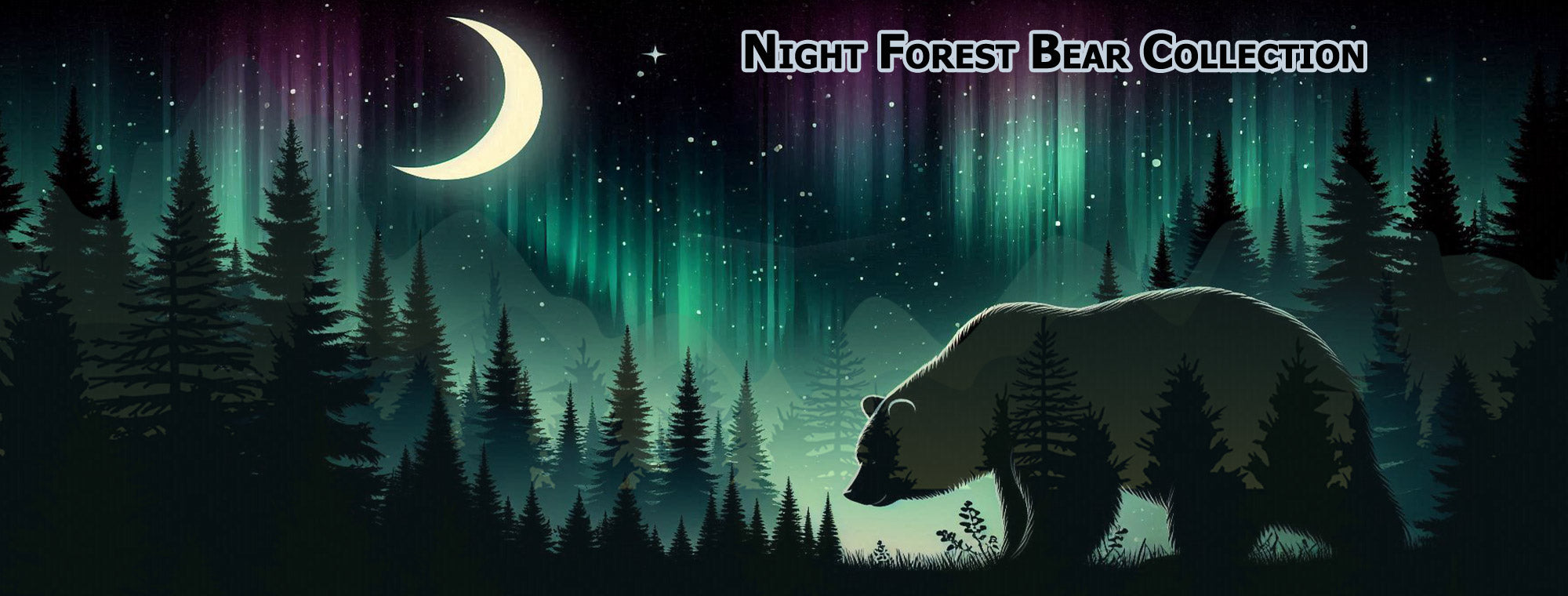 Night Forest Bear Collection