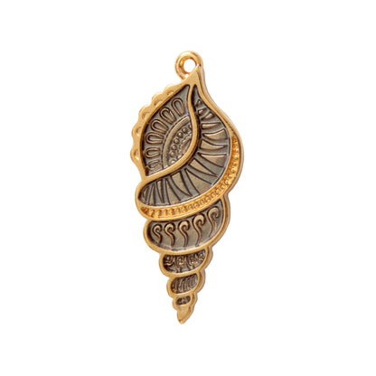 Triton Pendant / 33 x 14mm / Gold 24K Plated Zamak