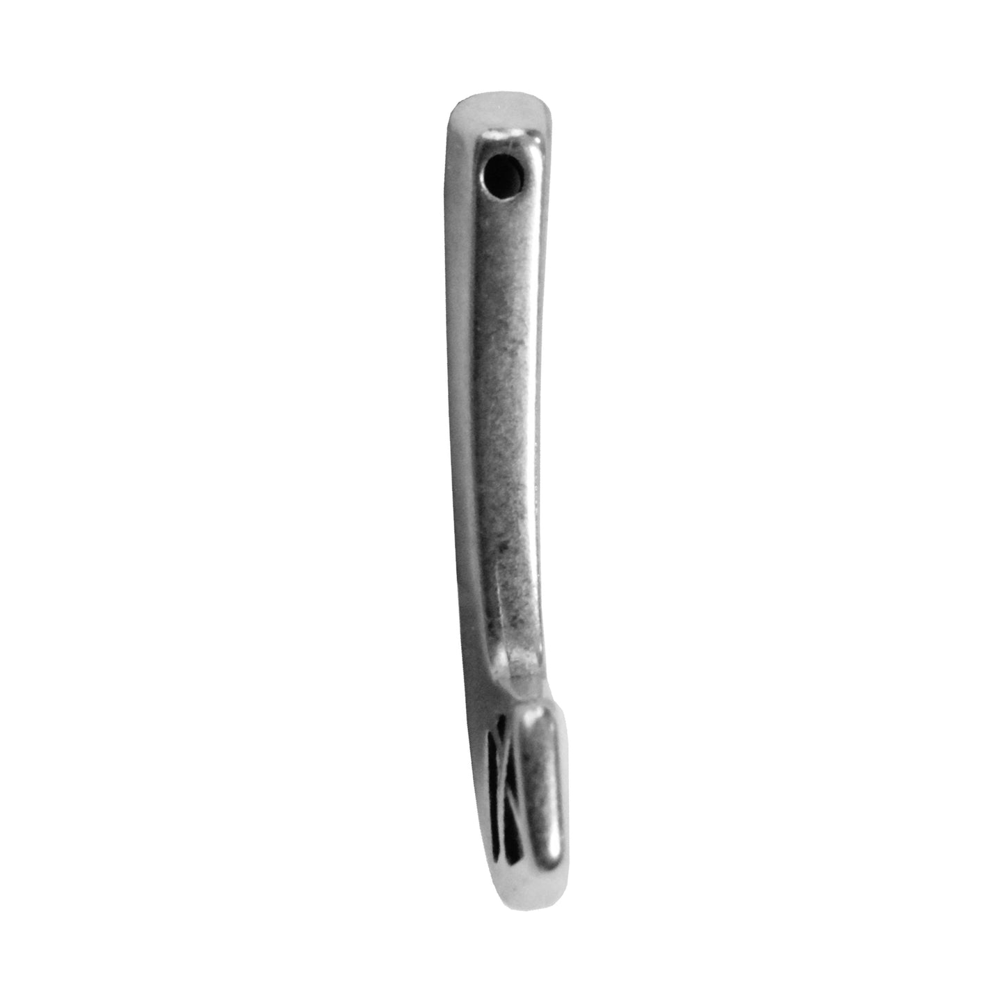 Viking Hammer Pendant / Antique Silver Zamak / side view
