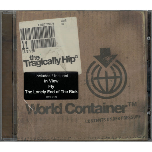 World Container - Tragically Hip CD / Unopened / New condition