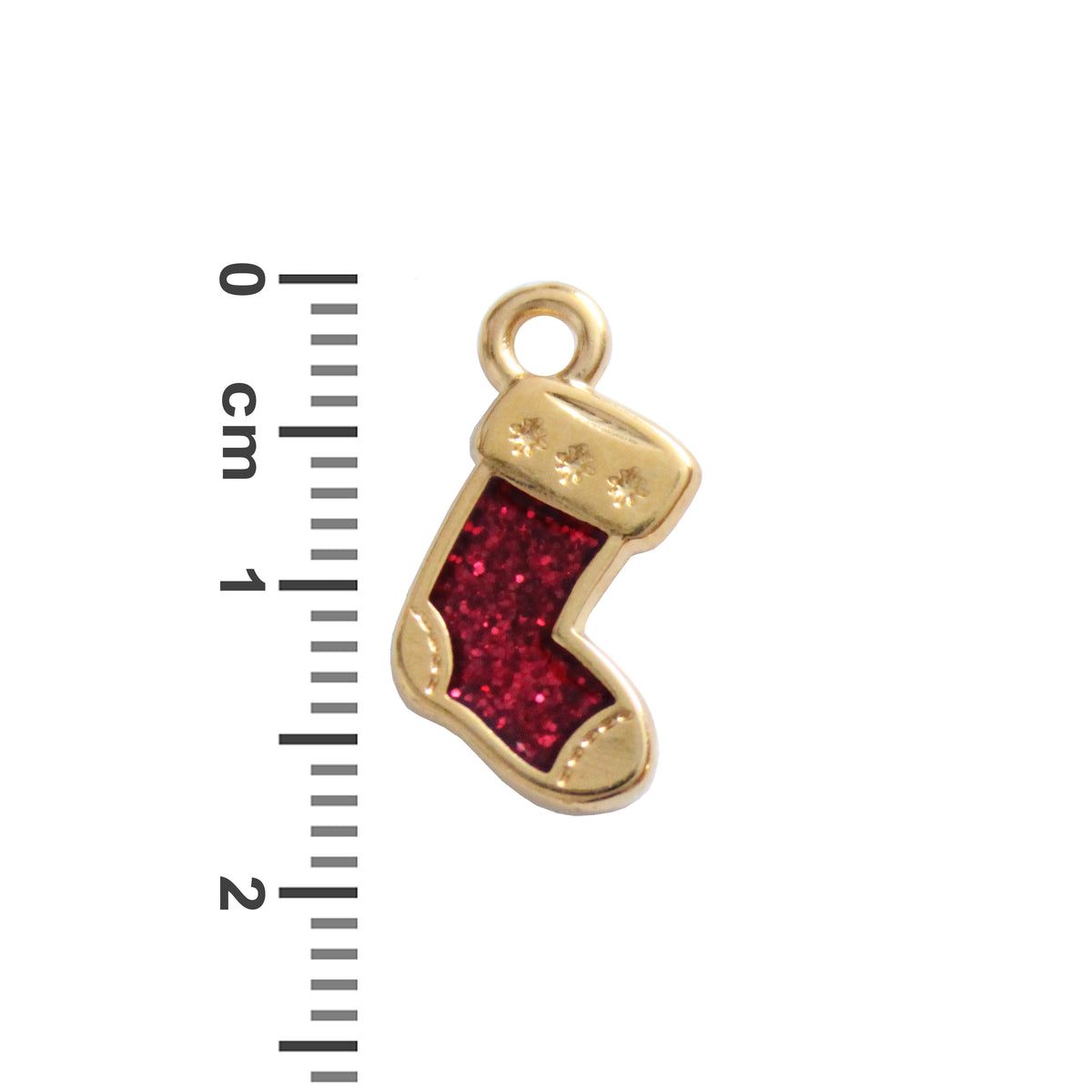 Christmas Stocking Charm / with ruler