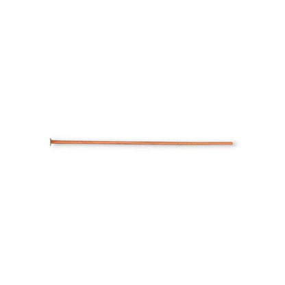 BRIGHT COPPER TierraCast Head Pin 22 gauge 2 inch length