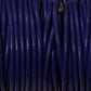 ROYAL BLUE 2mm Round Leather Cord / 10m roll / Leathercord USA 126 / necklace bracelet lace cord