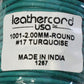 TURQUOISE 2mm Round Leather Cord / 10m roll / Leathercord USA 17 / necklace bracelet lace cord