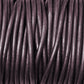 METALLIC BERRY 2mm Round Leather Cord / 10m roll / Leathercord USA 64 / necklace bracelet lace cord