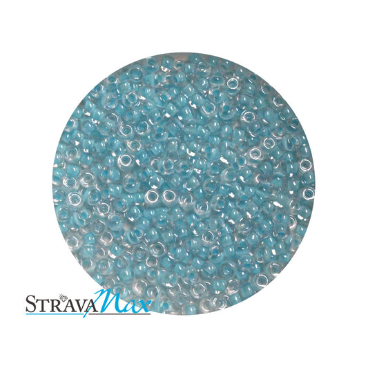 11/0 Luminous Blue Bird Color Lined Miyuki Round Seed Beads / sold in 1 OZ bags (approx 3100 beads)
