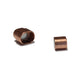 Magnetic Oval Clasp / ID 10.5 x 6.5mm / zinc alloy with a bright copper finish / for regaliz or licorice style leather cords