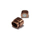 Magnetic Oval Clasp / ID 10.5 x 6.5mm / zinc alloy with a bright copper finish / for regaliz or licorice style leather cords