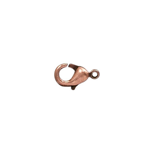 10mm Lobster Clasp / 10 Pack / plated zinc with an antique copper finish