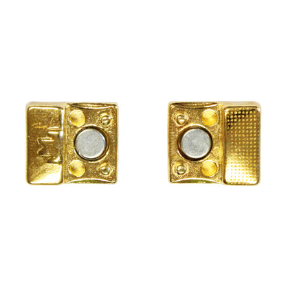 10mm Aztec Flat Magnetic Clasp / zinc alloy with a bright gold finish / ID 10 x 2mm / clasp for 10mm flat leather cord