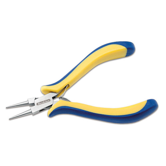 Beadalon Round Nose Pliers / box joint / stainless steel / ergonomically designed