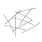Gunmetal Head Pins / 100 Pack / 2 Inches long (50mm) / 24 GA (Gauge) / 1.25mm Dia Head