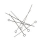 Gunmetal Eye Pins / 100 Pack / 2 Inches long (50mm) / 24 GA (Gauge)