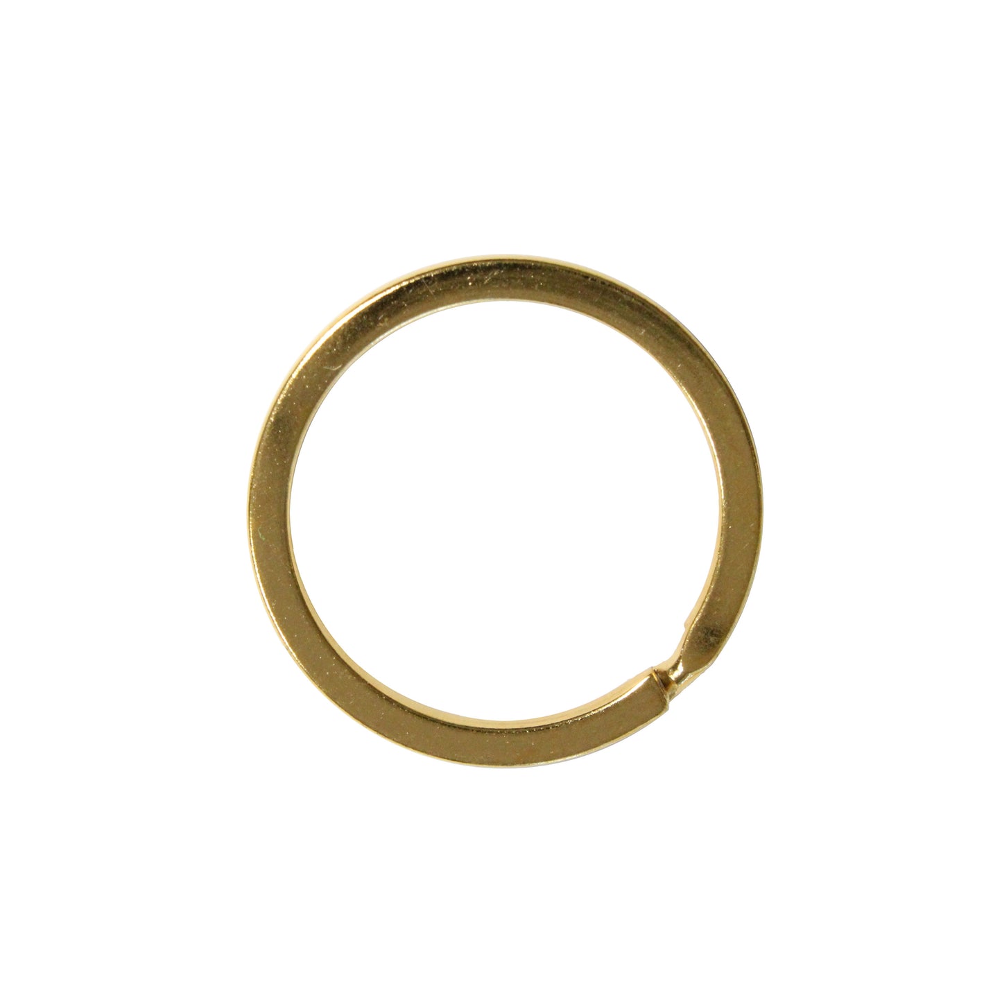 25mm Bright Brass Split Ring / sold individually / for key rings or secure charms or tags