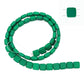 6mm Neon Emerald / 2 Hole CzechMates Tile Beads / 50 Bead Strand
