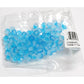 6mm Azure Blue Fire and Ice Beads / 100 Bead Pack / faceted round fire polished / Czech glass
