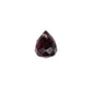 Amethyst Faceted Teardrop / 12 x 10mm / man-made translucent stone bead