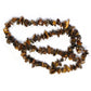 Tiger's Eye Chip Beads / 16 Inch strand / 6-12mm chips / natural opaque stone