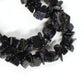 Blue Sand Stone Chip Beads / 16 Inch strand / 5-10mm chips / color coated / opaque glossy polished stone