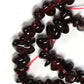 Garnet Chip Beads / 16 Inch strand / 4-8mm chips / natural translucent dyed stone