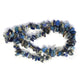 Blue Lapis Chip Beads / 16 Inch strand / 6-12 chips / natural color mix opaque stone