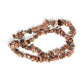 Rhodonite Chip Beads / 16 Inch strand / 5-10 chips / natural opaque stone