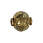 Patterned Globe Bead Antique Brass / 10mm diameter / ball shaped with swirls or arcs -like patterning around the bead