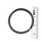 30mm Gunmetal Split Ring / sold individually / for key rings or secure charms or tags