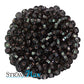 6/0 BLACK DIAMOND SL Seed Beads / Preciosa Czech Glass