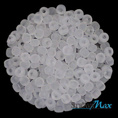 6/0 CRYSTAL MATTE Seed Beads / 500 Grams / Preciosa Czech Glass