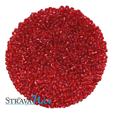 DB-0602 Red Silver Lined 11/0 Miyuki Delica Seed Beads (10 gram bag)