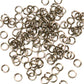 SHINY DARK CHAMPAGNE 3.4mm 20 GA Jump Rings / 5 Gram Pack (approx 275) / sawcut round open anodized aluminum