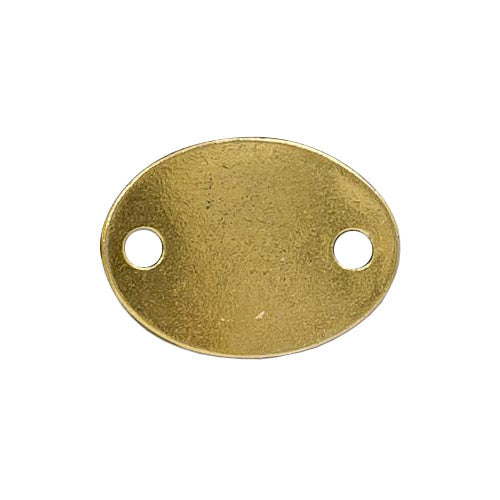 TierraCast Bird In A Tree Link / pewter with antique gold finish / reverse view