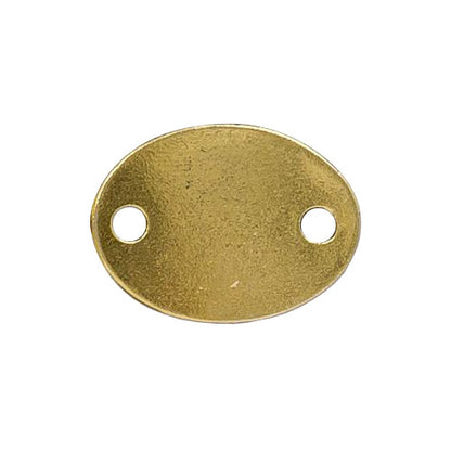 TierraCast Bird In A Tree Link / pewter with antique gold finish / reverse view