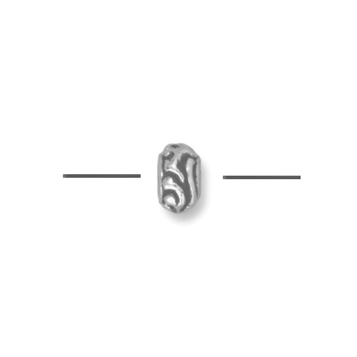 TierraCast Woodland Bead / pewter with antique silver finish