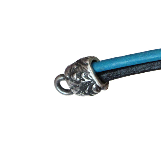 TierraCast Jardin 4x2mm Crimp End Cap / with 2mm cord