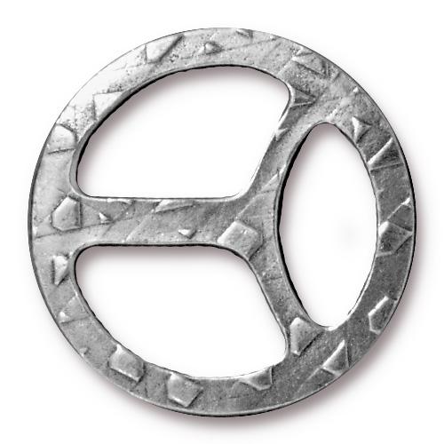 TierraCast Tribuckle for 1/2 inch leather straps / pewter with antique finish