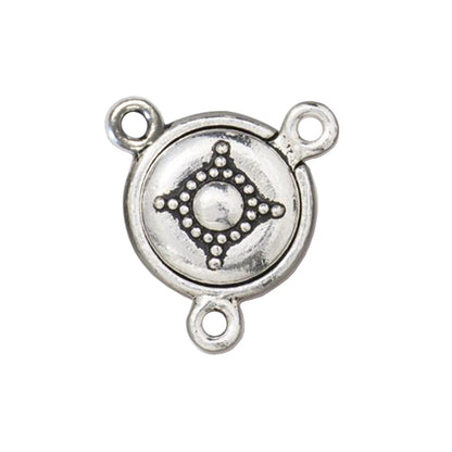 TierraCast Opulence Magnetic Clasp / pewter with antique silver finish / reverse view