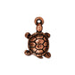 TierraCast Turtle Charm / pewter with antique copper finish  / 94-2129-18
