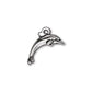 TierraCast Dolphin Charm / pewter with antique silver finish  / 94-2130-12