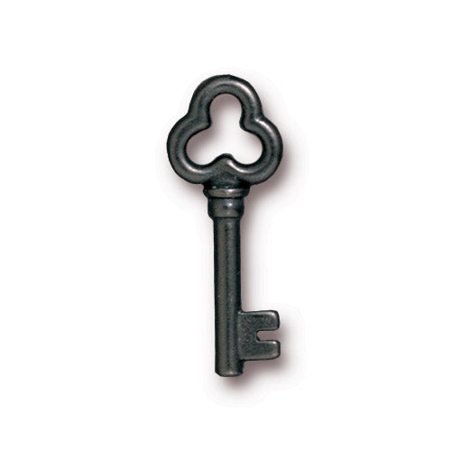 TierraCast Key Charm / pewter with a black finish / 94-2270-13