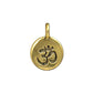 TierraCast Om Charm / pewter with antique gold finish  / 94-2404-26