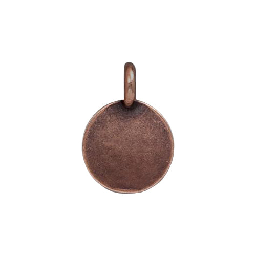 TierraCast Earth Charm / pewter with antique copper finish / 94-2408-18