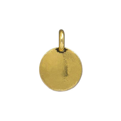 TierraCast Tree Charm / pewter with antique gold finish / 94-2454-26