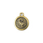 TierraCast Scorpio Zodiac Charm / pewter with antique gold finish  / 94-2477-26