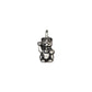 TierraCast 17mm Beckoning Kitty Charm / pewter with antique silver finish / 94-2535-12