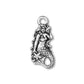 TierraCast Mermaid Charm / pewter with antique silver finish  / 94-2554-12
